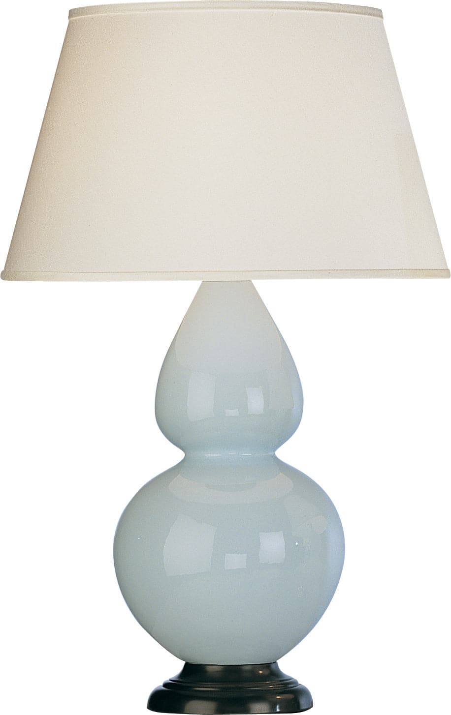 Robert Abbey - 1646X - One Light Table Lamp - Double Gourd - Baby Blue Glazed w/Deep Patina Bronze