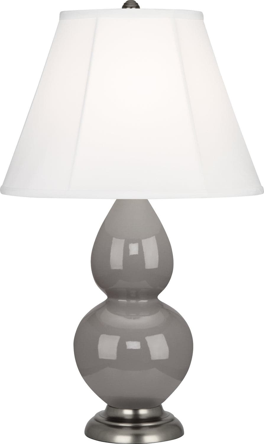 Robert Abbey - 1770 - One Light Accent Lamp - Small Double Gourd - Smoky Taupe Glazed