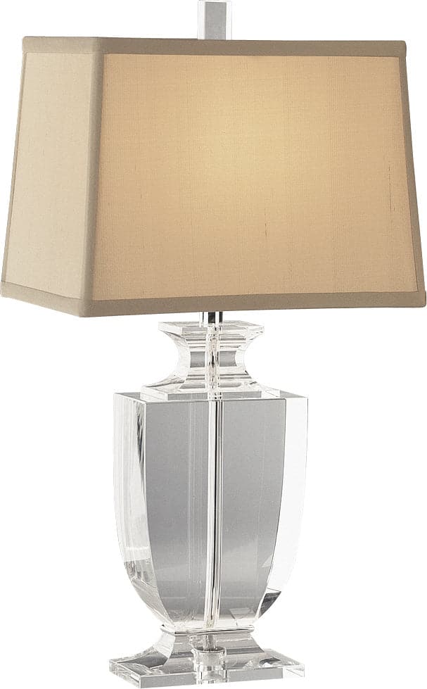 Robert Abbey - 3329 - One Light Accent Lamp - Artemis - Clear Crystal w/Silver Plate