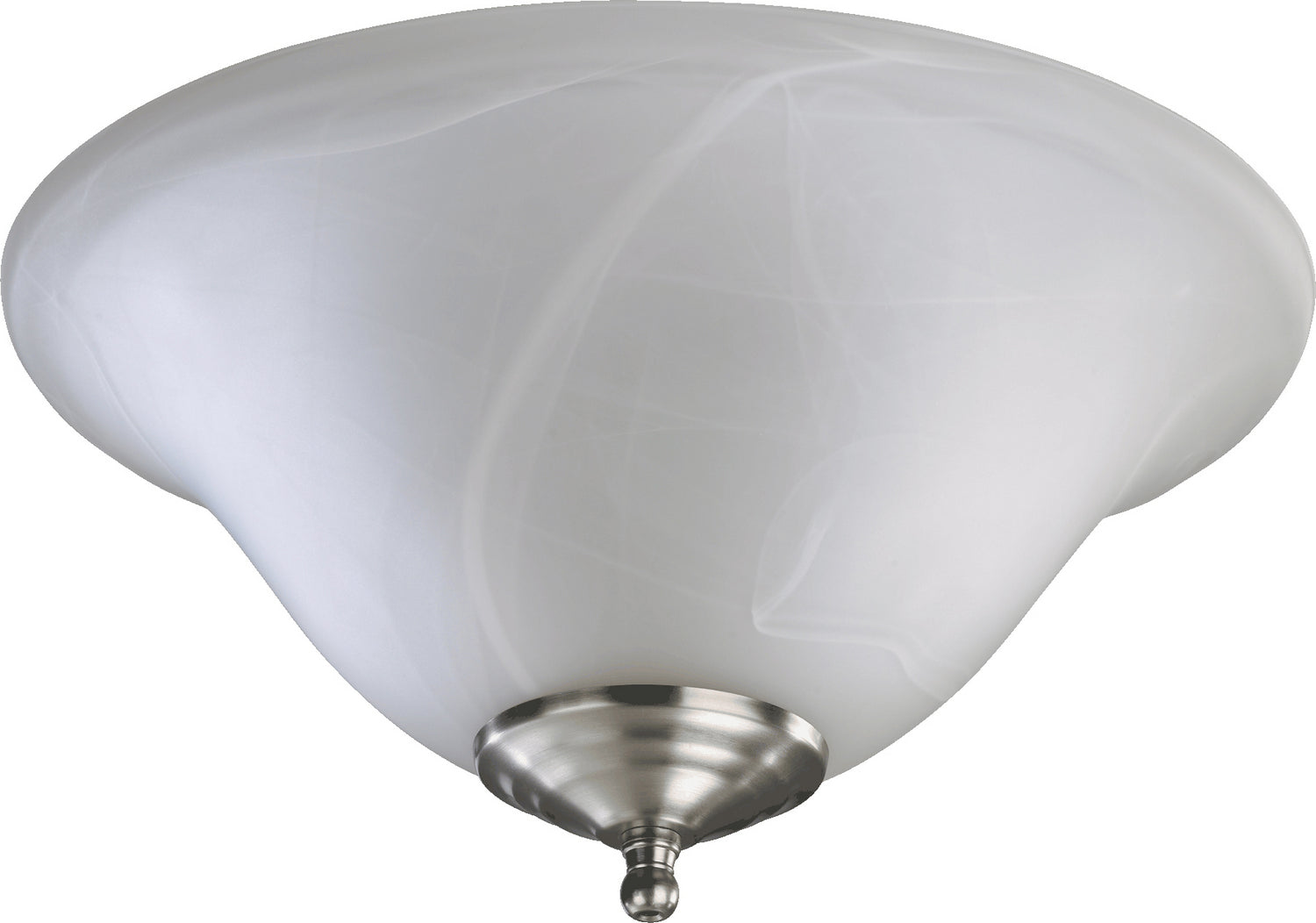 Quorum - 1166-801 - LED Fan Light Kit - Light Kits Satin Nickel - Satin Nickel / White