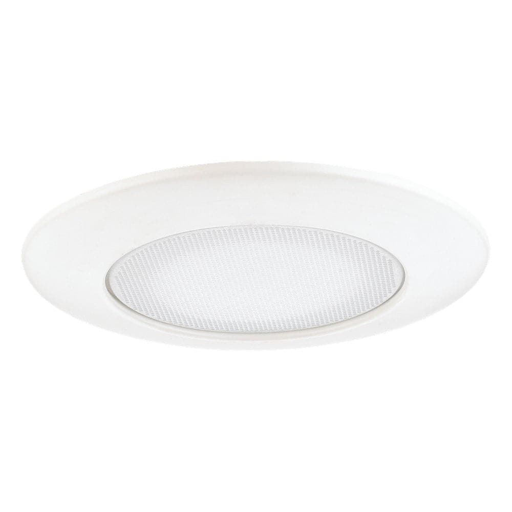 Generation Lighting. - 11033AT-15 - 6``Flat Glass Shower Trim with Reflector - Recessed Trims - White