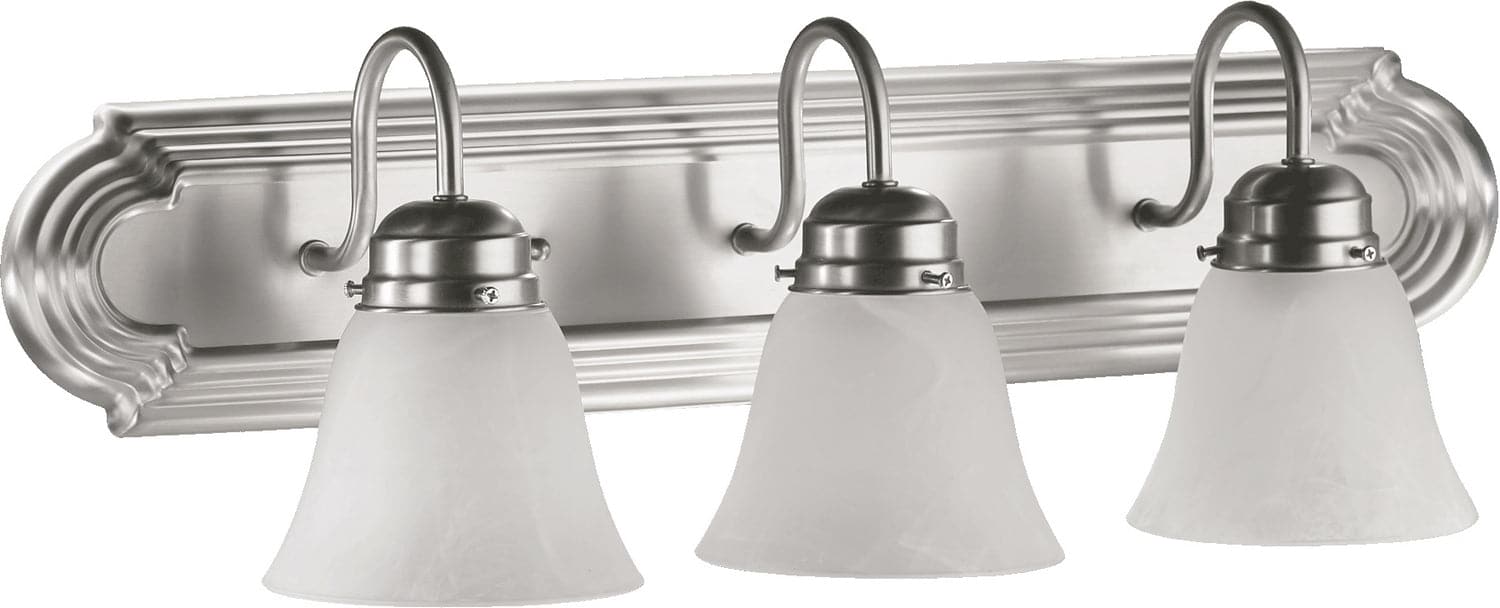 Quorum - 5094-3-165 - Three Light Vanity - 5094 Vanities - Satin Nickel