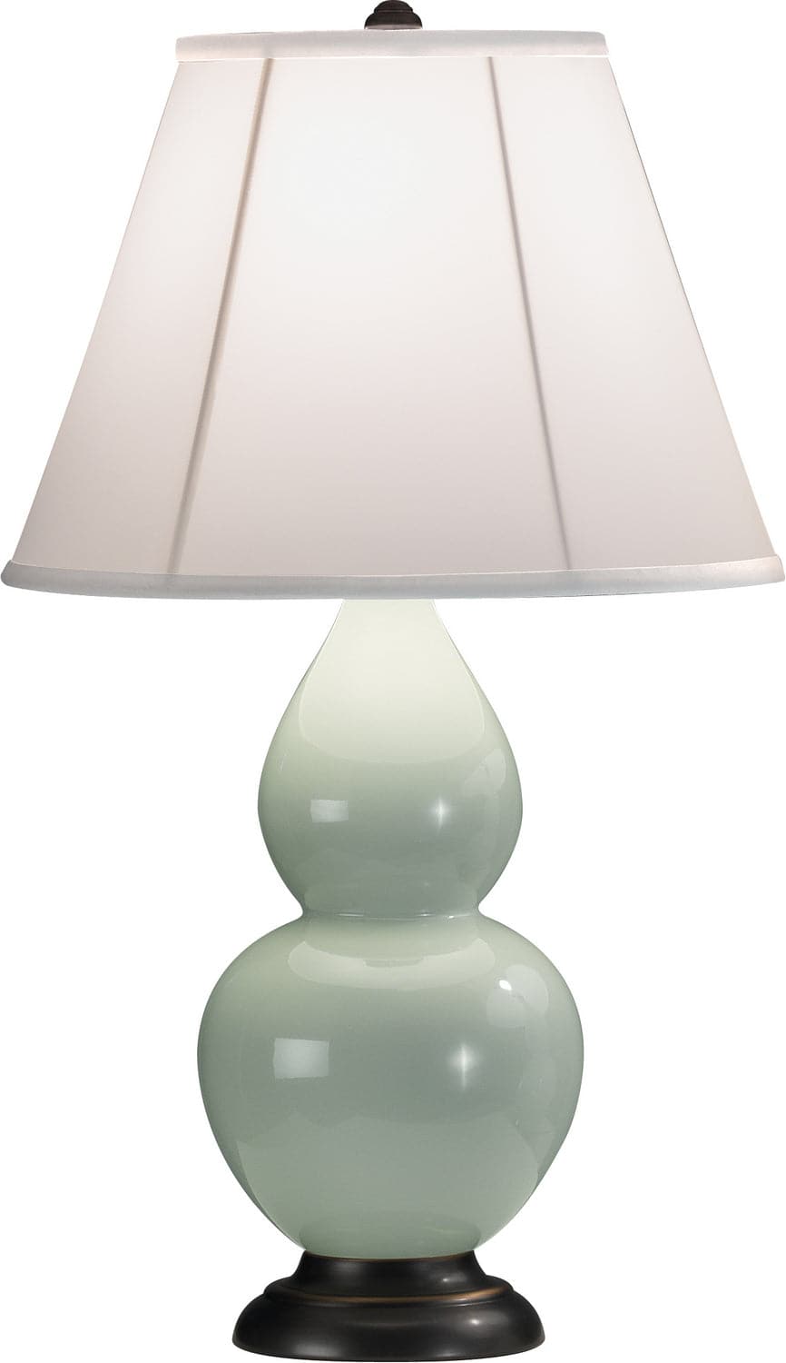 Robert Abbey - 1787 - One Light Accent Lamp - Small Double Gourd - Celadon Glazed