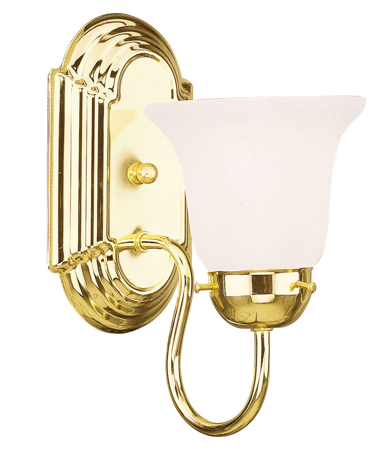 Livex Lighting - 1071-02 - One Light Bath Vanity - Rivera - Polished Brass