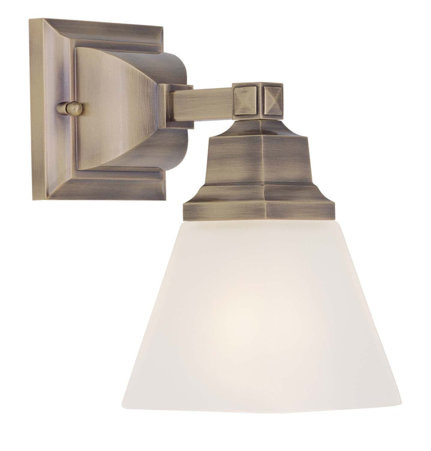 Livex Lighting - 1031-01 - One Light Wall Sconce - Mission - Antique Brass