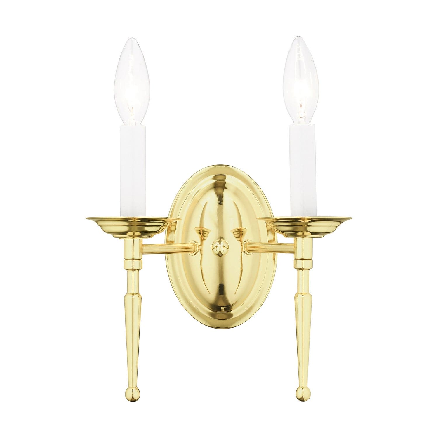 Livex Lighting - 5122-02 - Two Light Wall Sconce - Williamsburgh - Polished Brass