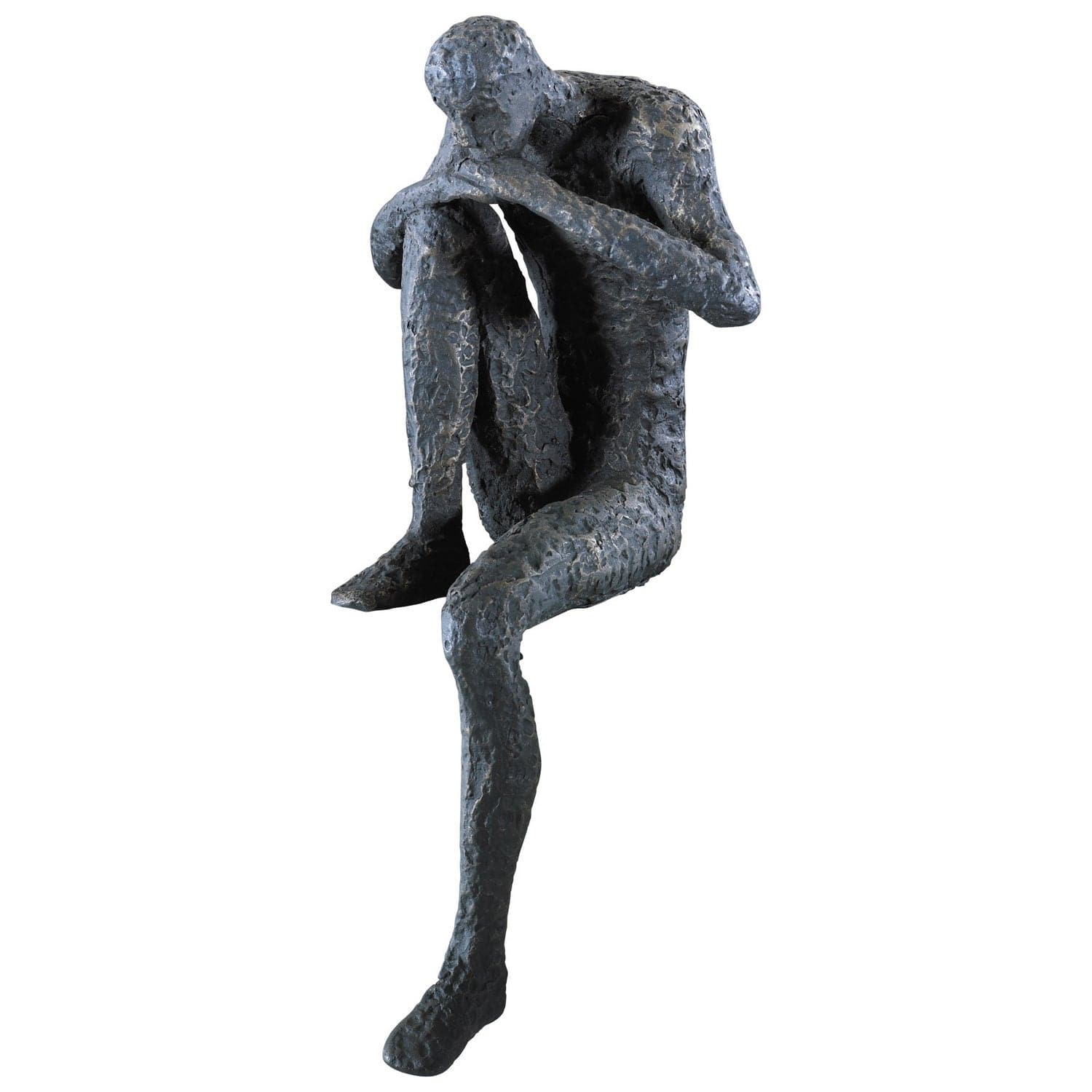 Cyan - 01903 - Sculpture - Thinking Man - Old World