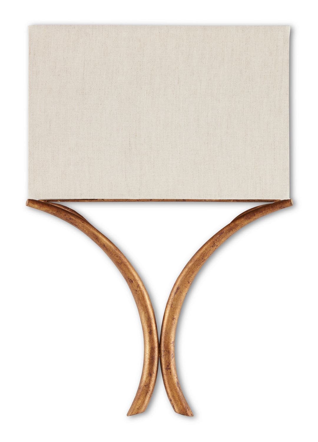 One Light Wall Sconce from the Salima Table Lamp collection in French Gold Leaf finish