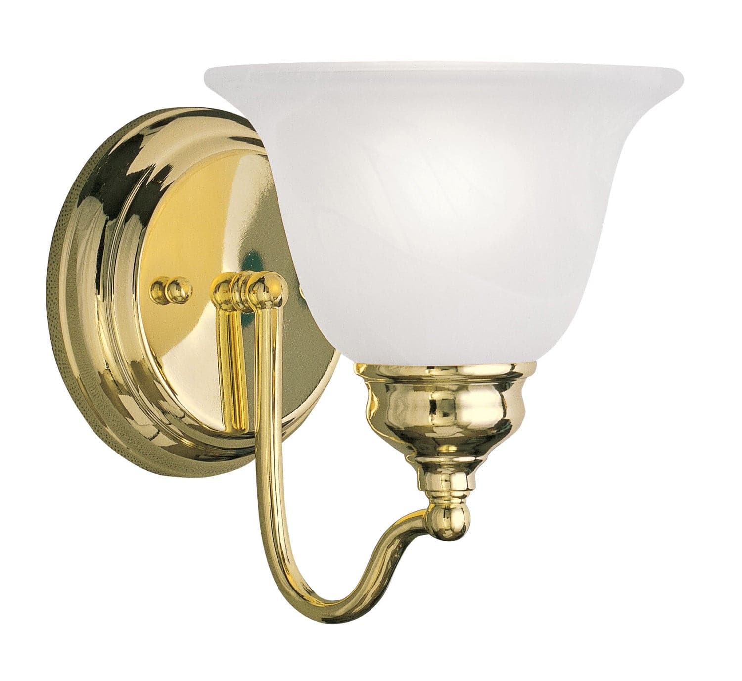 Livex Lighting - 1351-02 - One Light Bath Vanity - Essex - Polished Brass