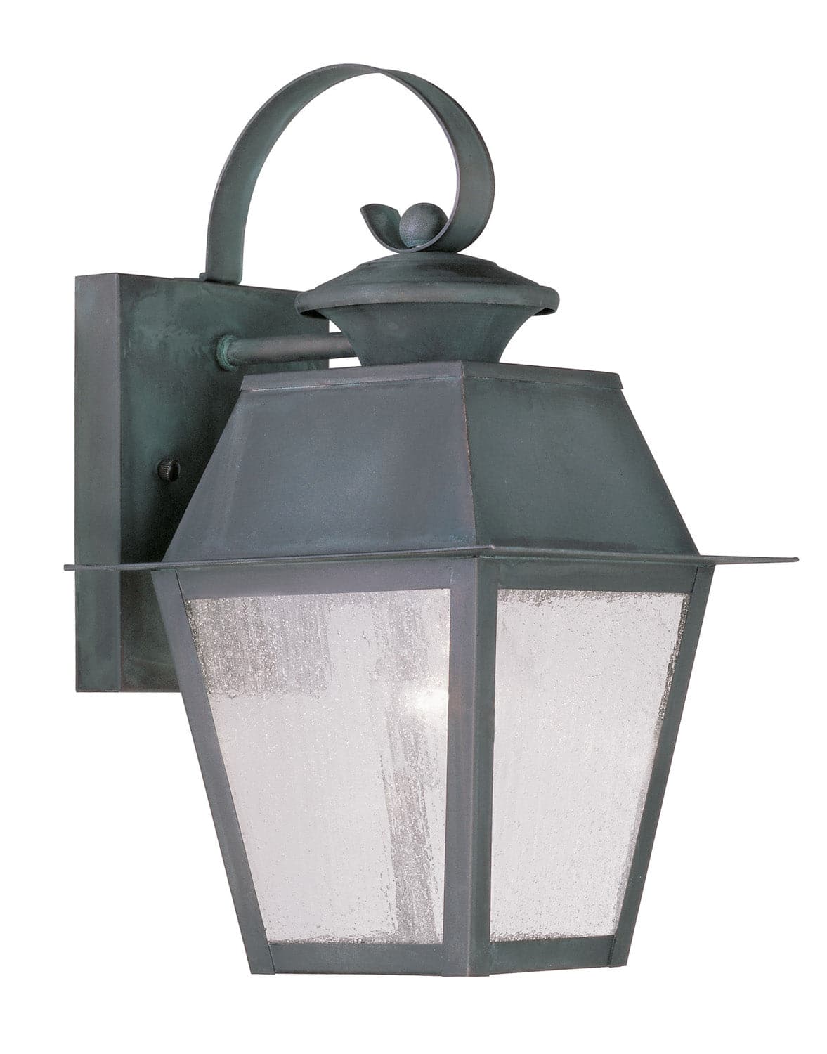 Livex Lighting - 2162-61 - One Light Outdoor Wall Lantern - Mansfield - Charcoal