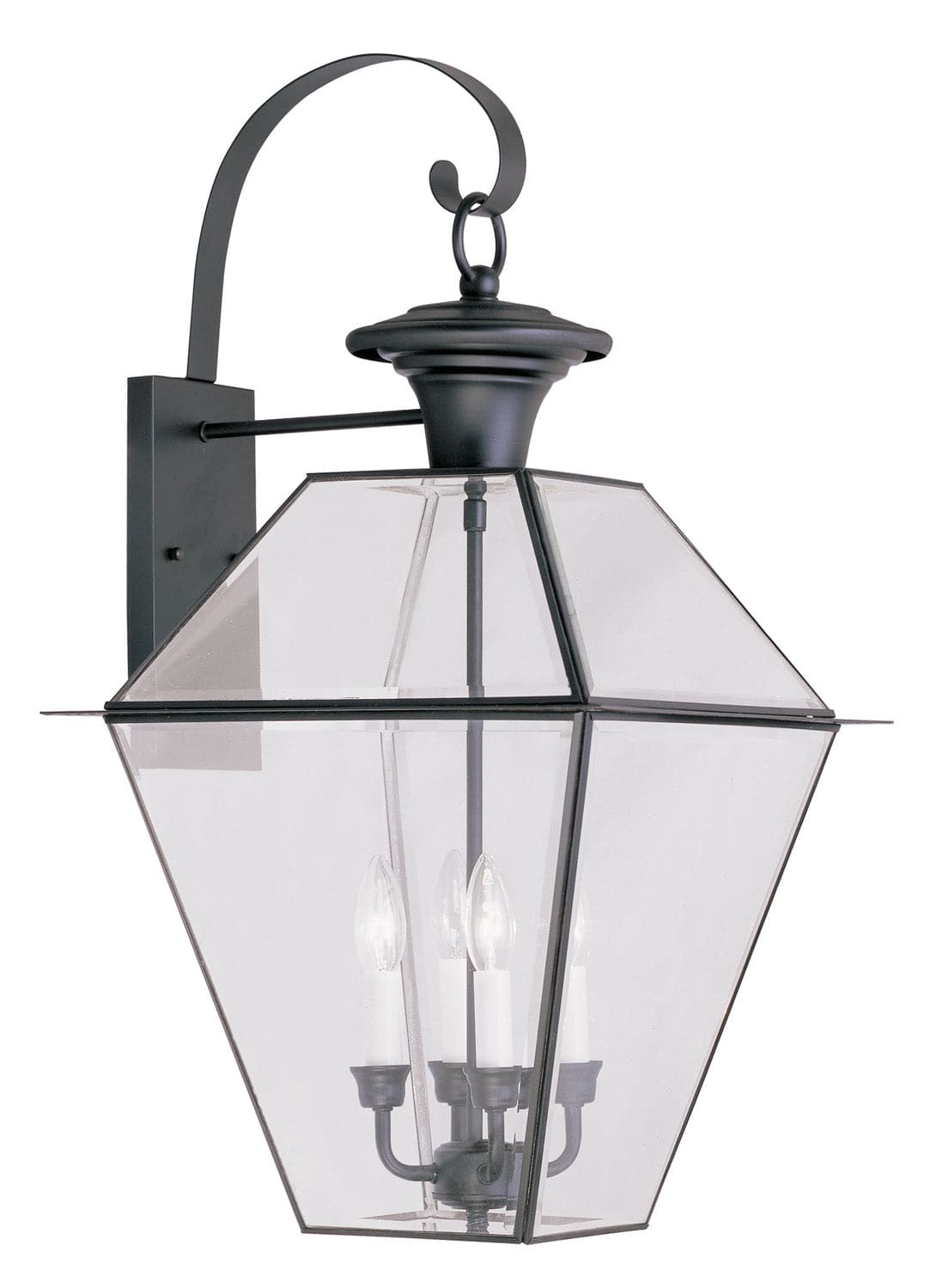 Livex Lighting - 2386-04 - Four Light Outdoor Wall Lantern - Westover - Black