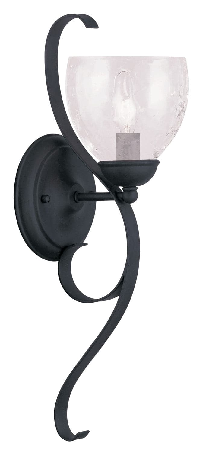 Livex Lighting - 4808-04 - One Light Wall Sconce - Brookside - Black