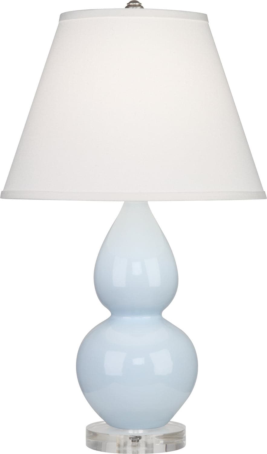 Robert Abbey - A696X - One Light Accent Lamp - Small Double Gourd - Baby Blue Glazed w/Lucite Base