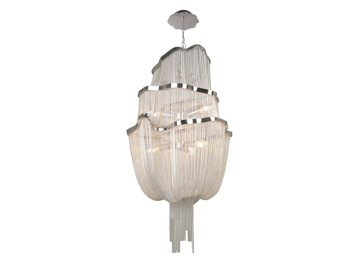 Avenue Lighting - HF1402-CH - Six Light Chandelier - Mullholand Dr. - Polish Chrome Jewelry Chain