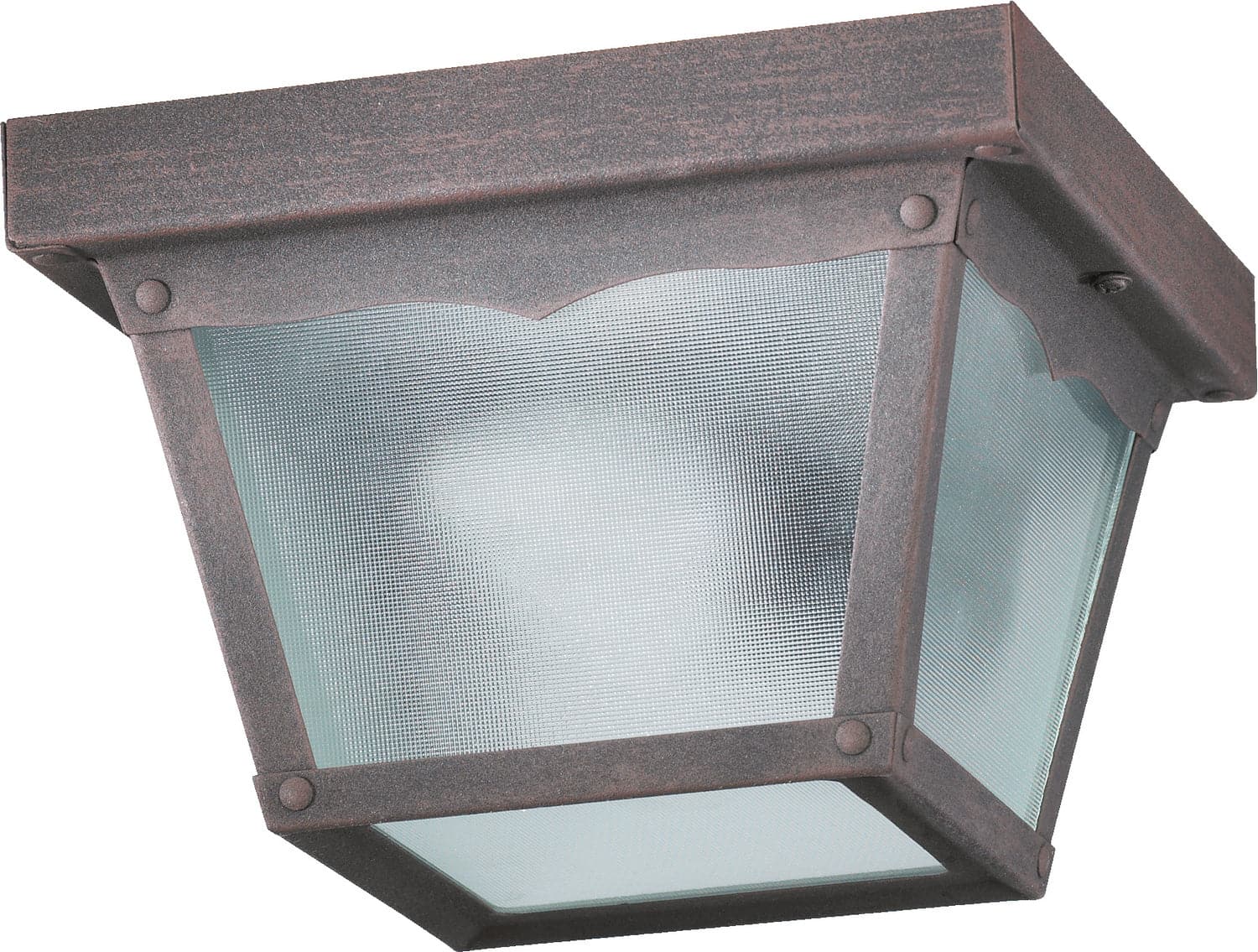 Quorum - 3080-7-5 - One Light Ceiling Mount - 3080 Ceiling Mounts - Rust