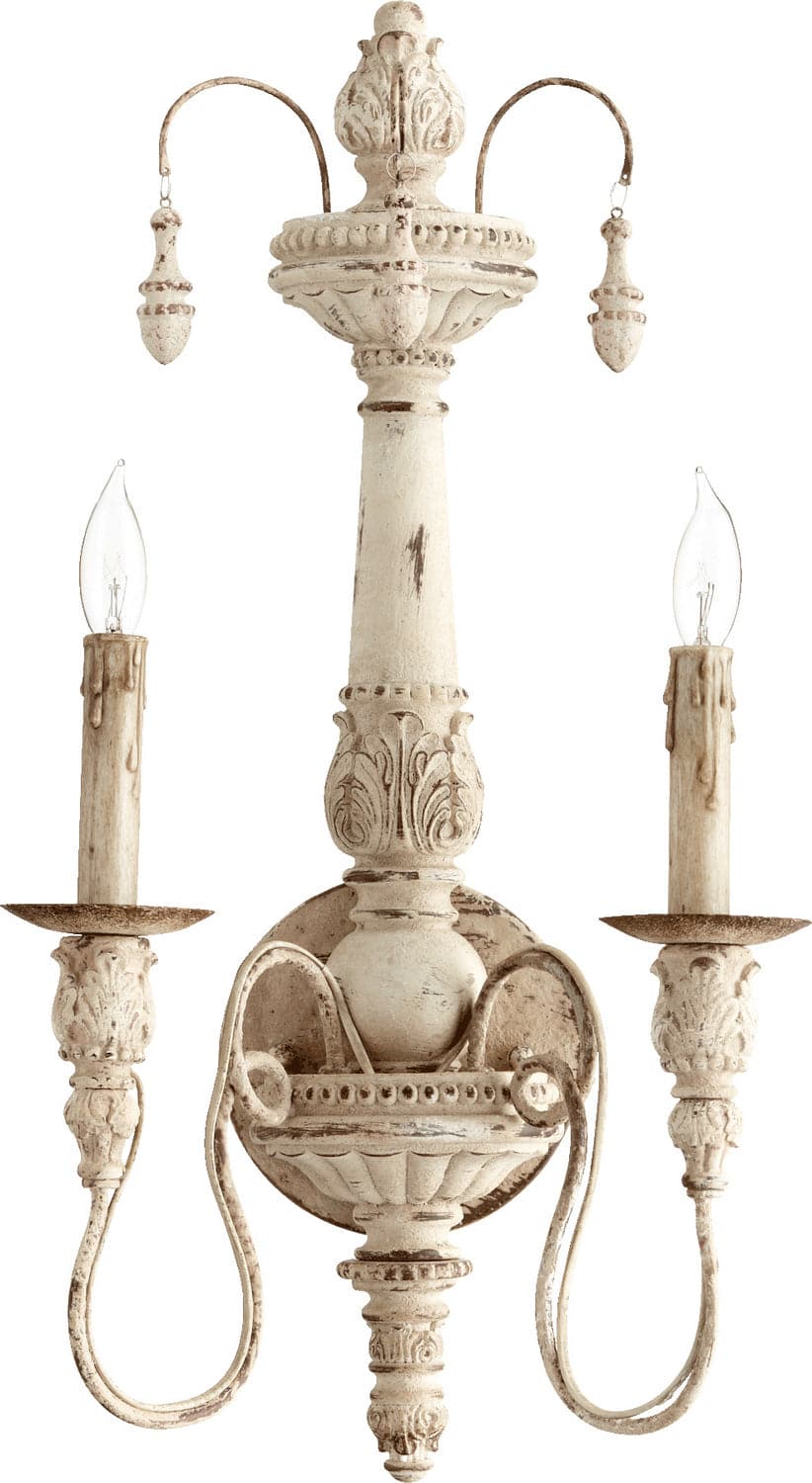 Quorum - 5506-2-70 - Two Light Wall Mount - Salento - Persian White