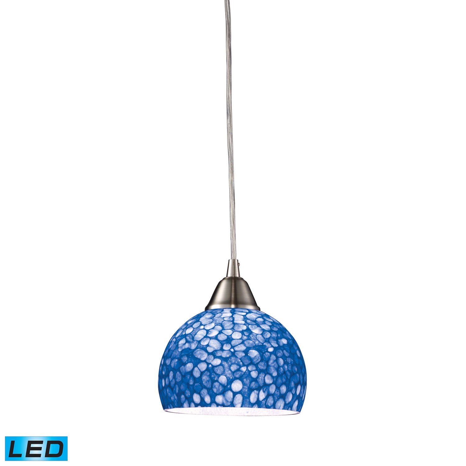 ELK Home - 10143/1PB-LED - LED Mini Pendant - Cira - Satin Nickel