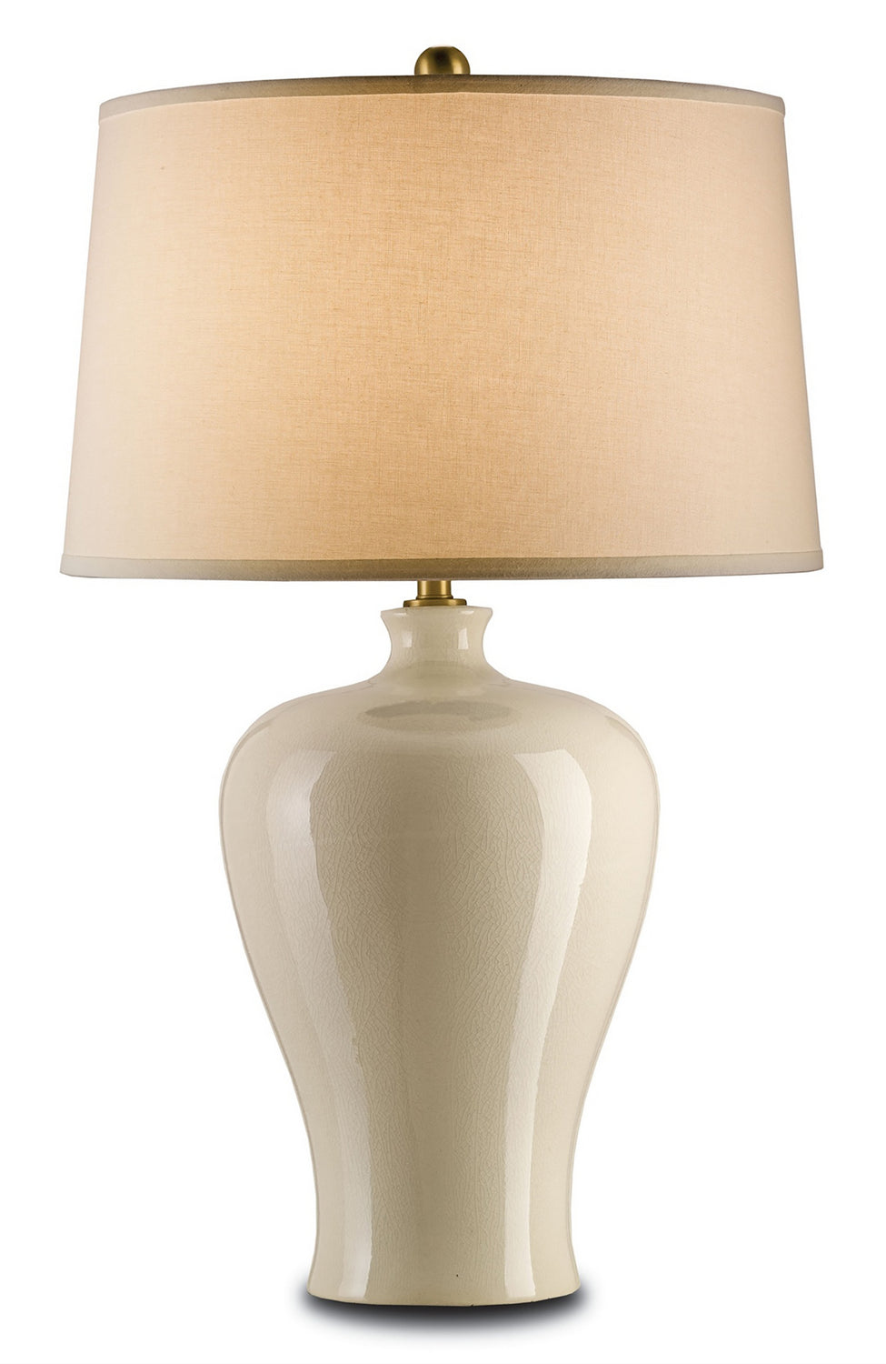 One Light Table Lamp from the Blaise collection in Cream Crackle finish