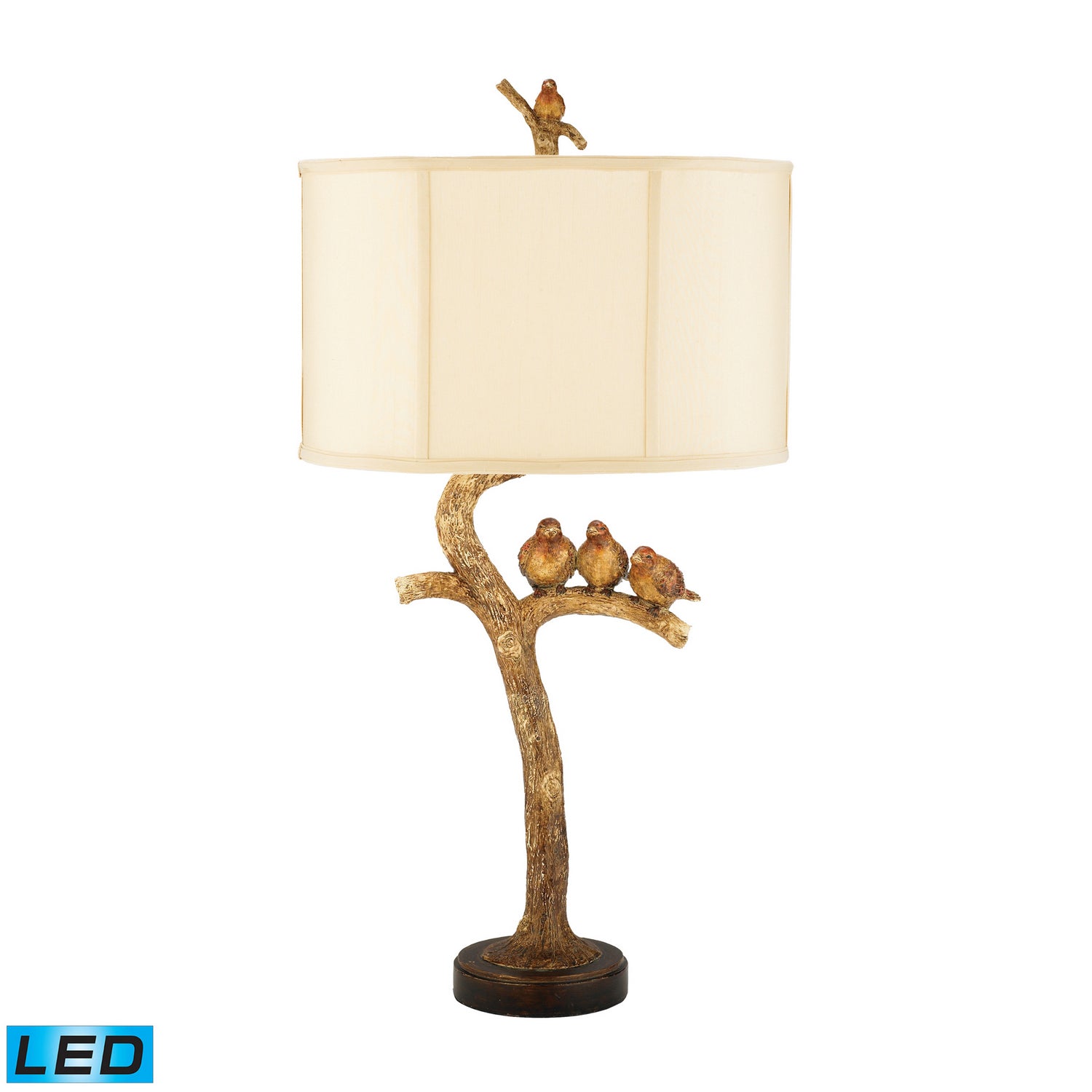 ELK Home - 93-052-LED - LED Table Lamp - Three Bird Light - Black