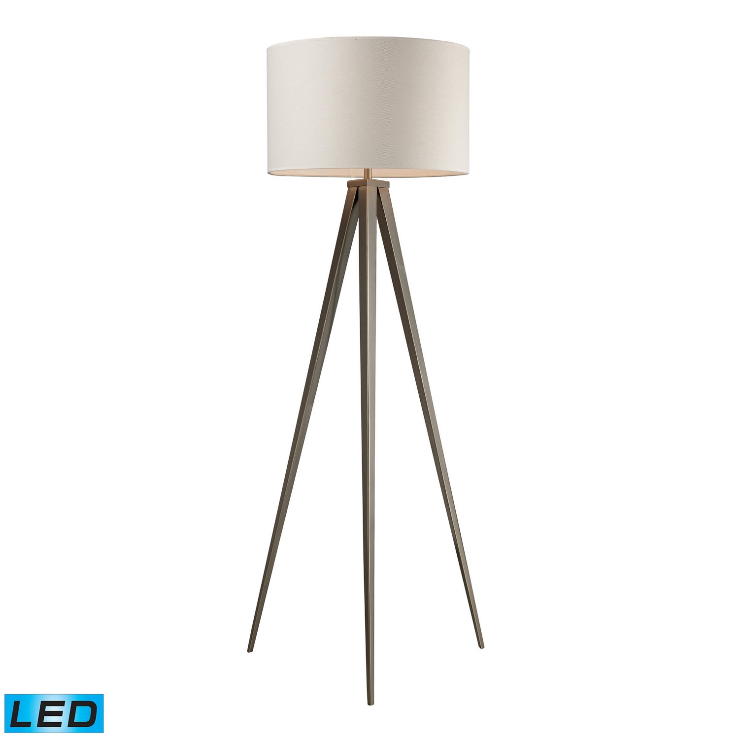 ELK Home - D2121-LED - LED Floor Lamp - Salford - Satin Nickel