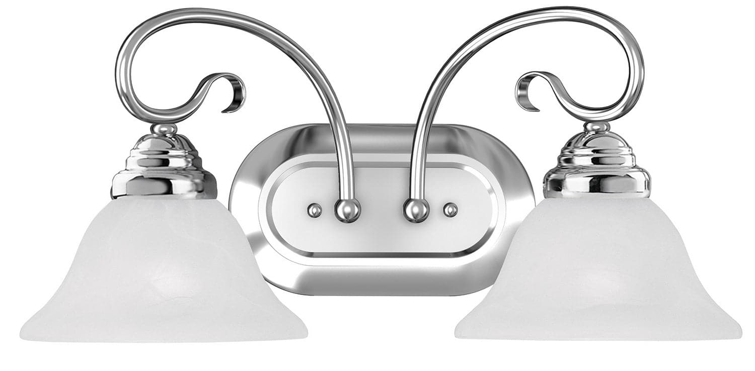 Livex Lighting - 6102-05 - Two Light Bath Vanity - Coronado - Polished Chrome