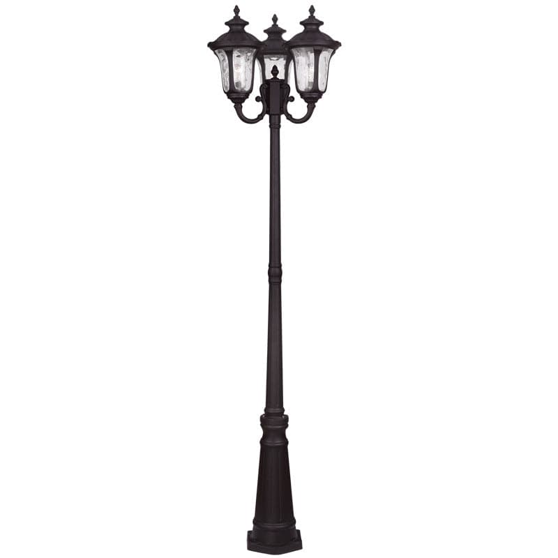 Livex Lighting - 7866-07 - Three Light Outdoor Post Mount - Oxford - Bronze