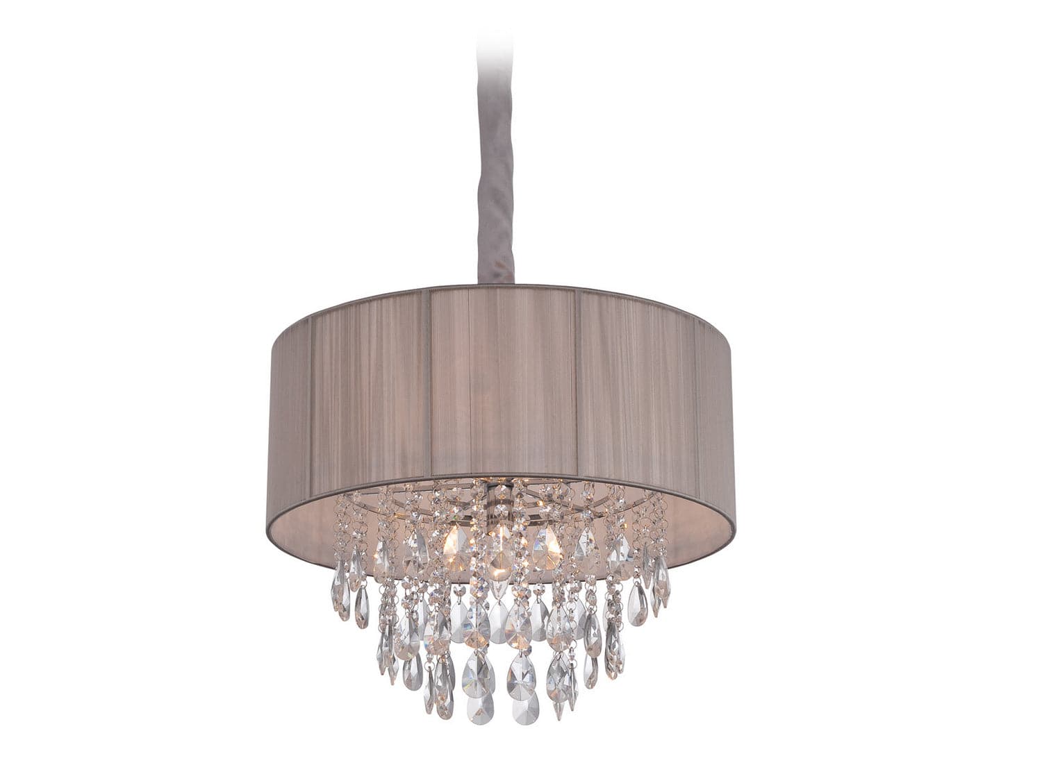 Avenue Lighting - HF1506-TP - Six Light Chandelier - Vineland Ave. - Taupe Silk String