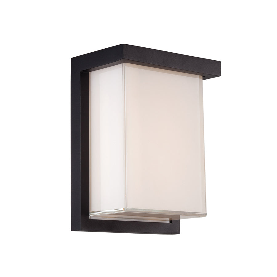 Modern Forms - WS-W1408-BK - LED Outdoor Wall Sconce - Ledge - Black