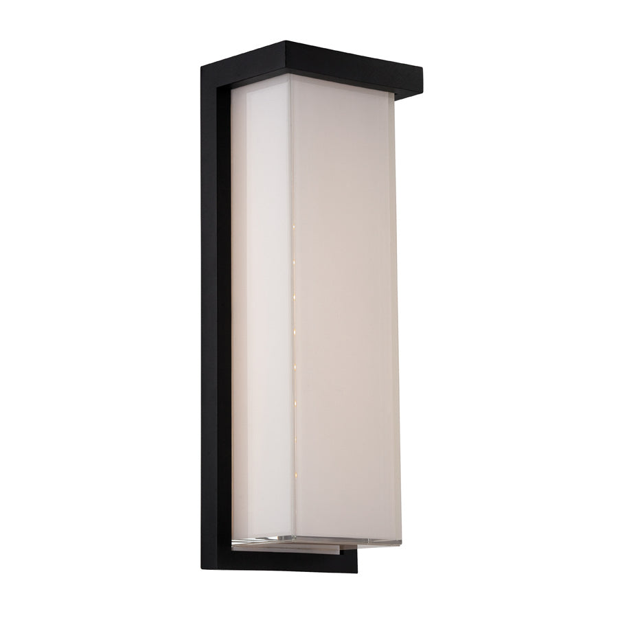 Modern Forms - WS-W1414-BK - LED Outdoor Wall Sconce - Ledge - Black