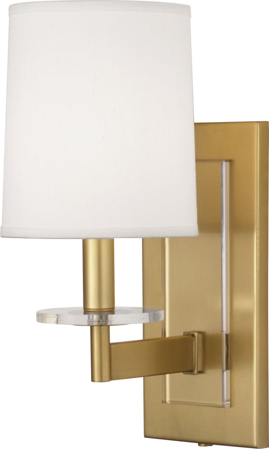 Robert Abbey - 3381 - One Light Wall Sconce - Alice - Antique Brass w/Lucite