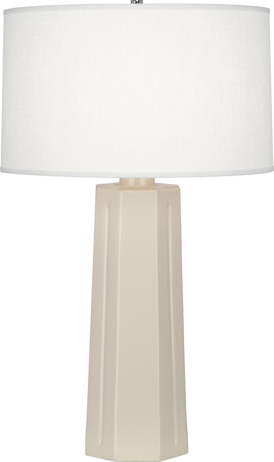 Robert Abbey - 960 - One Light Table Lamp - Mason - Bone Glazed