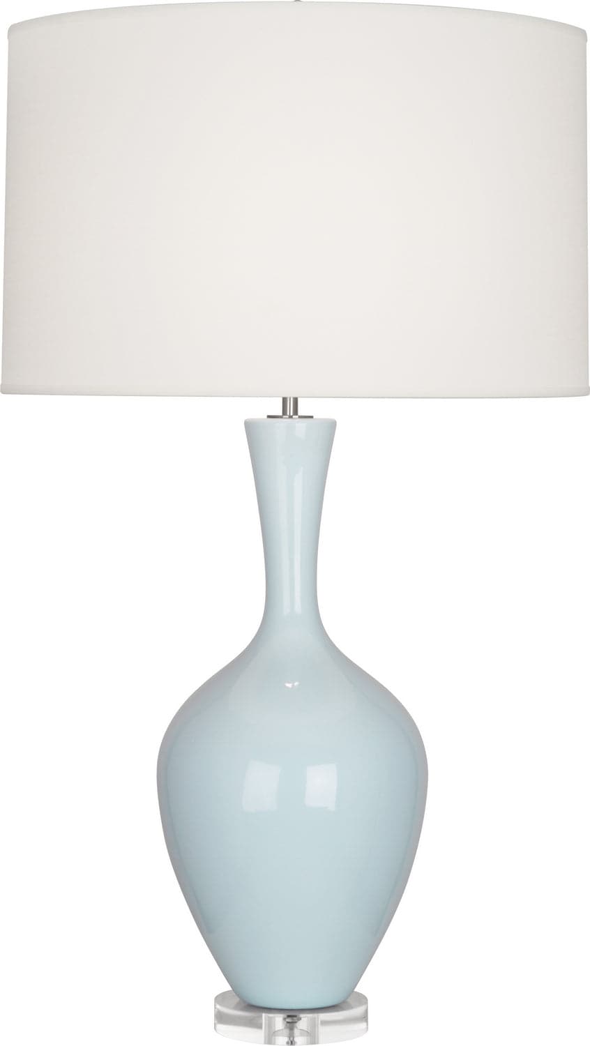 Robert Abbey - BB980 - One Light Table Lamp - Audrey - Baby Blue Glazed