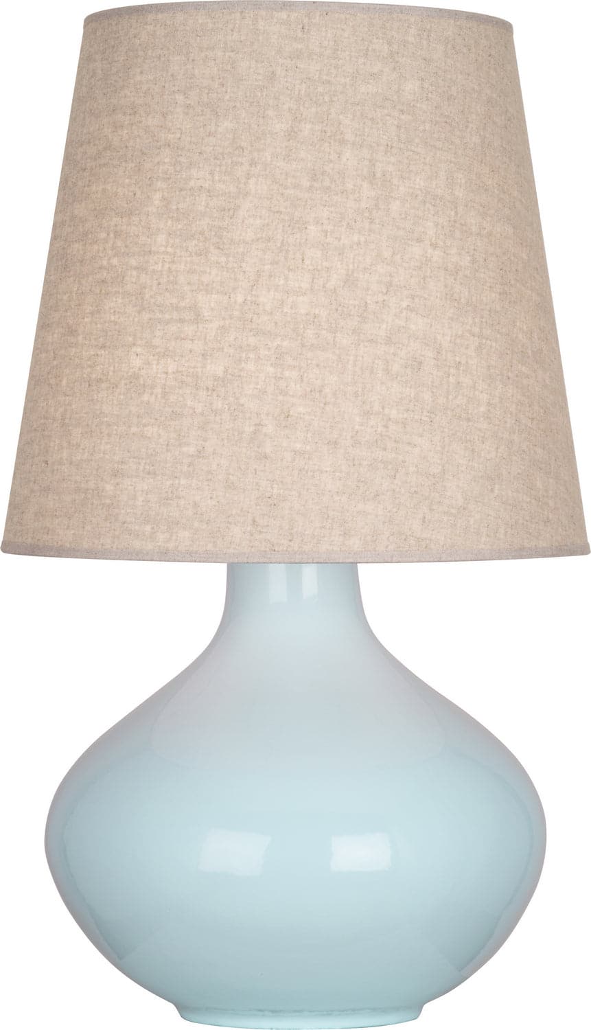 Robert Abbey - BB991 - One Light Table Lamp - June - Babay Blue Glazed