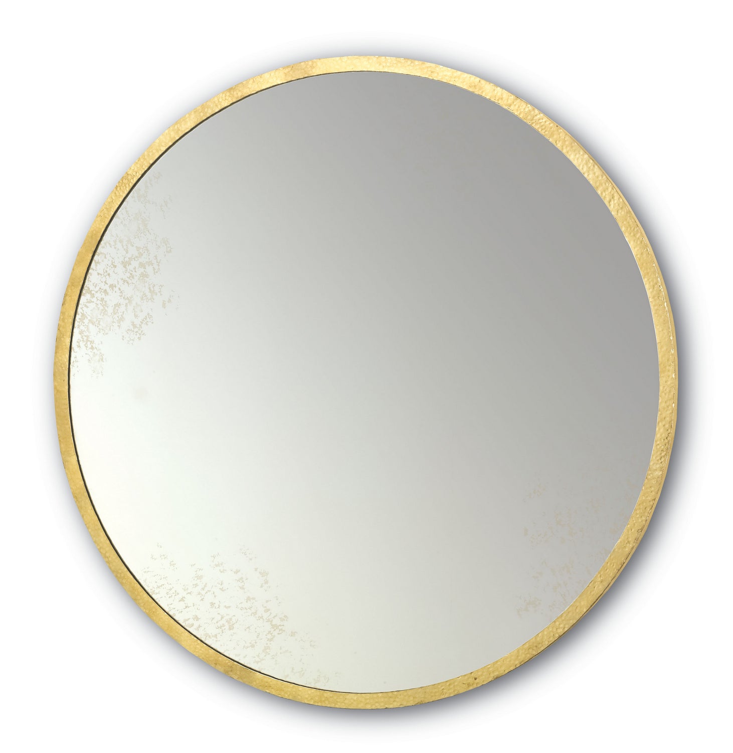Mirror from the Aline collection in Contemporary Gold Leaf/Antique Mirror finish