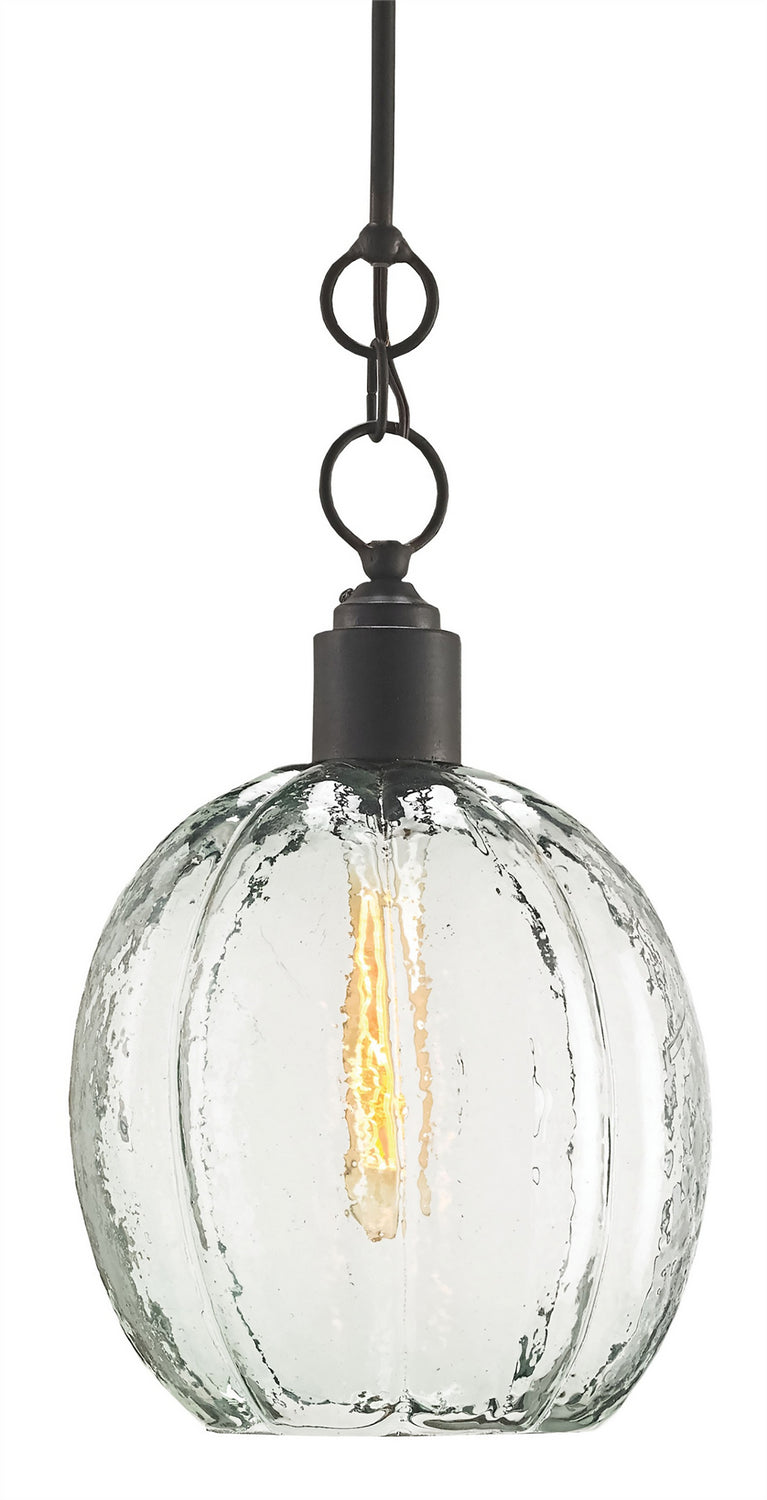 One Light Pendant from the Aquaterra collection in Old Iron finish