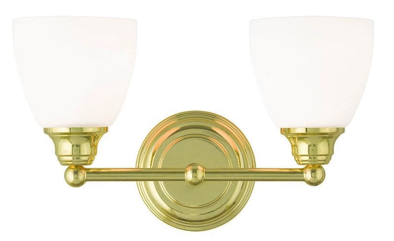 Livex Lighting - 13662-02 - Two Light Bath Vanity - Somerville - Polished Brass