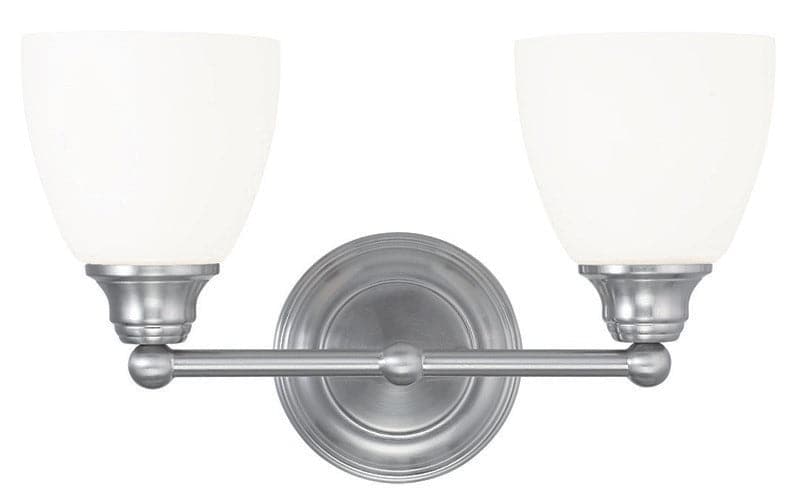 Livex Lighting - 13662-91 - Two Light Bath Vanity - Somerville - Brushed Nickel