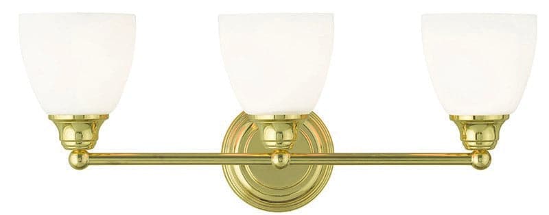 Livex Lighting - 13663-02 - Three Light Bath Vanity - Somerville - Polished Brass