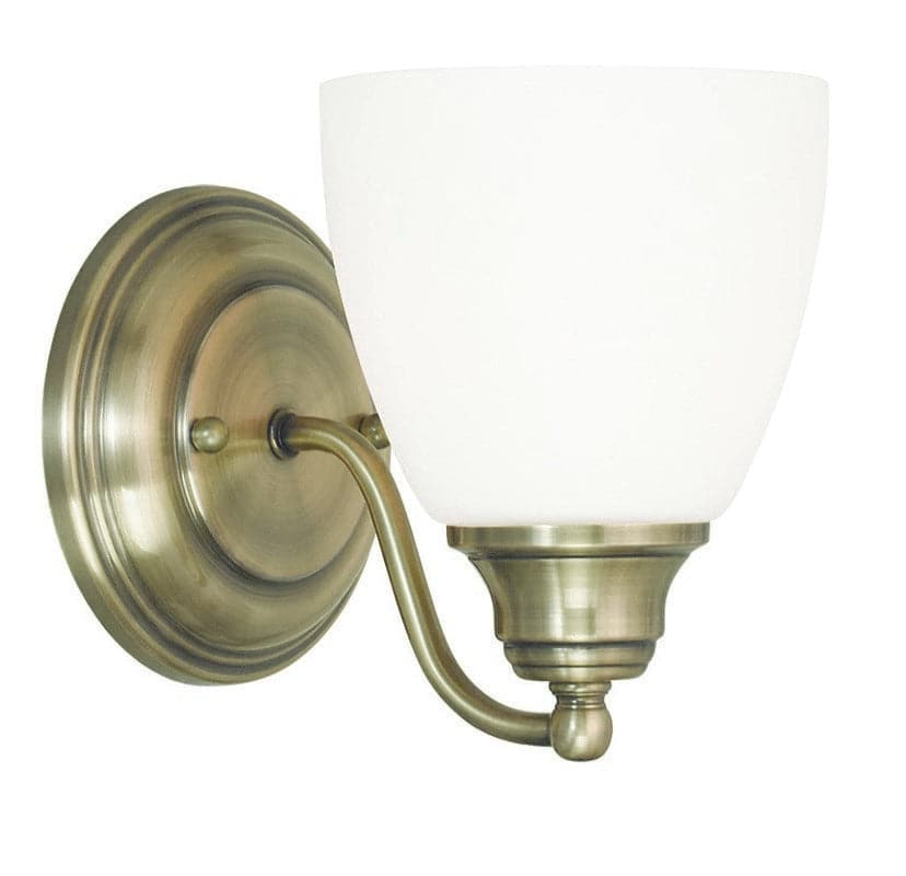 Livex Lighting - 13671-01 - One Light Wall Sconce - Somerville - Antique Brass