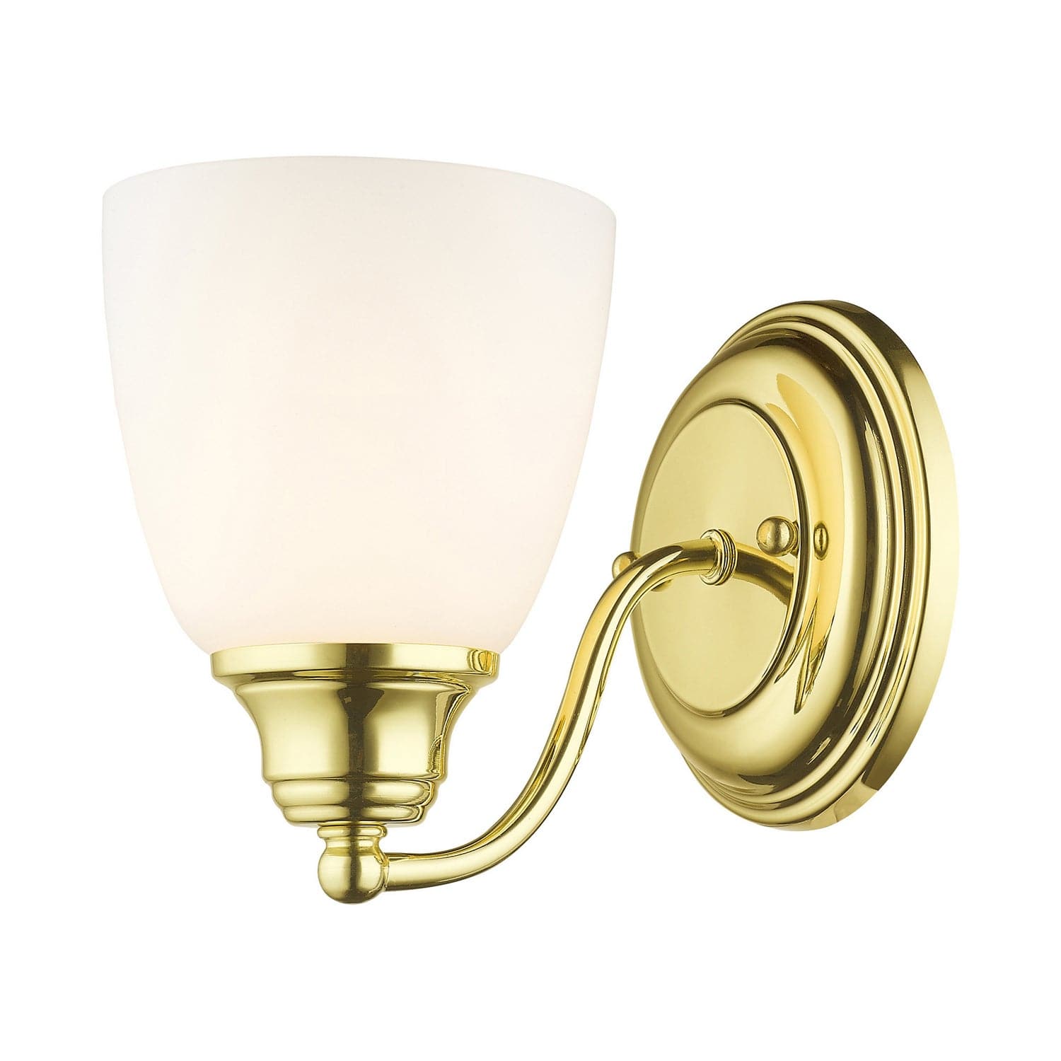 Livex Lighting - 13671-02 - One Light Wall Sconce - Somerville - Polished Brass
