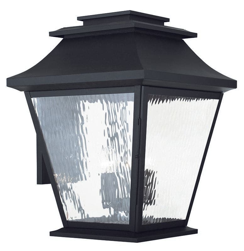 Livex Lighting - 20245-04 - Five Light Outdoor Wall Lantern - Hathaway - Black