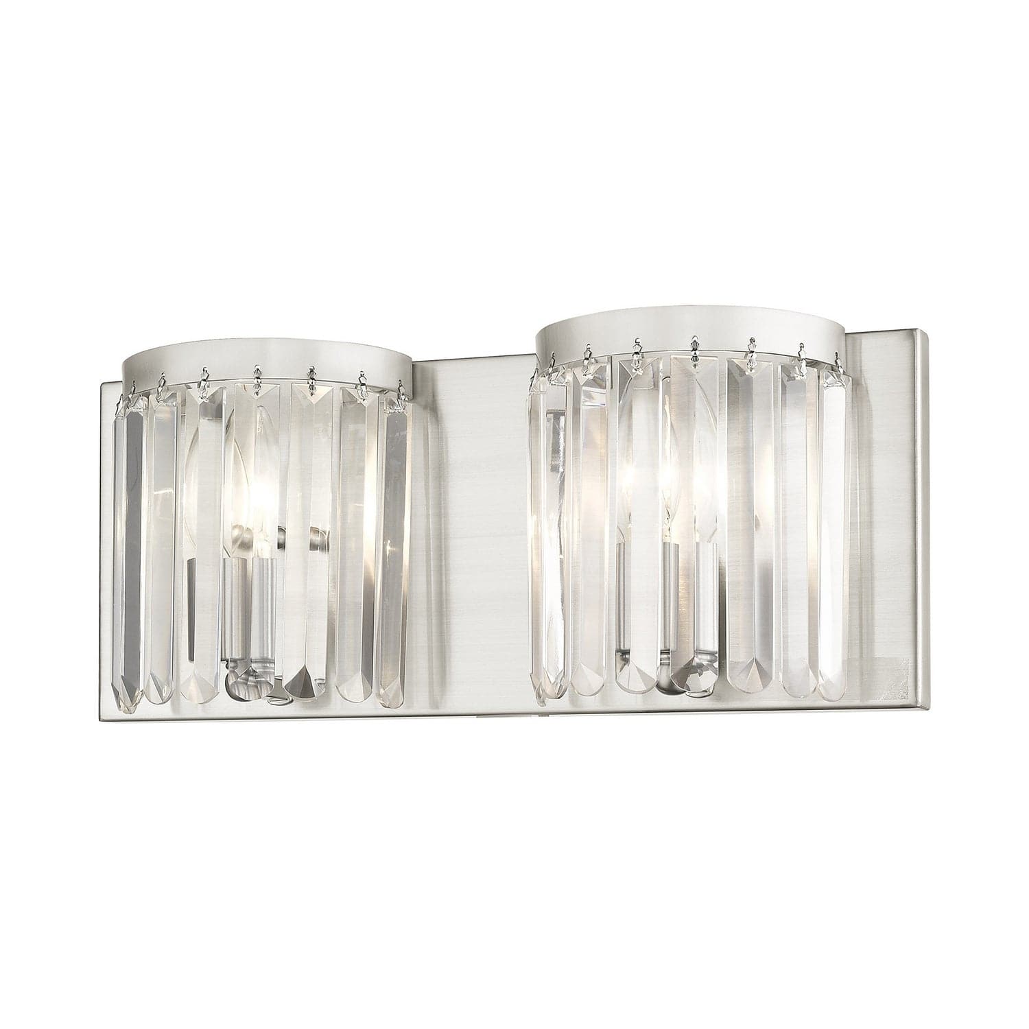 Livex Lighting - 50532-91 - Two Light Bath Vanity - Ashton - Brushed Nickel