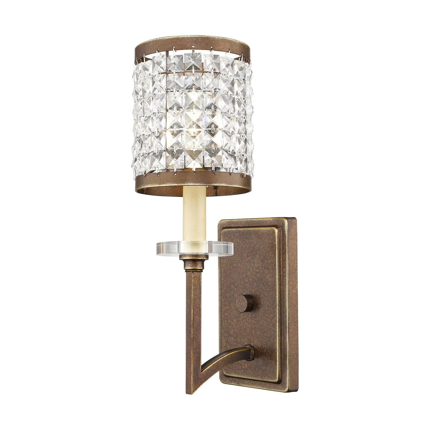 Livex Lighting - 50561-64 - One Light Wall Sconce - Grammercy - Hand Applied Palacial Bronze