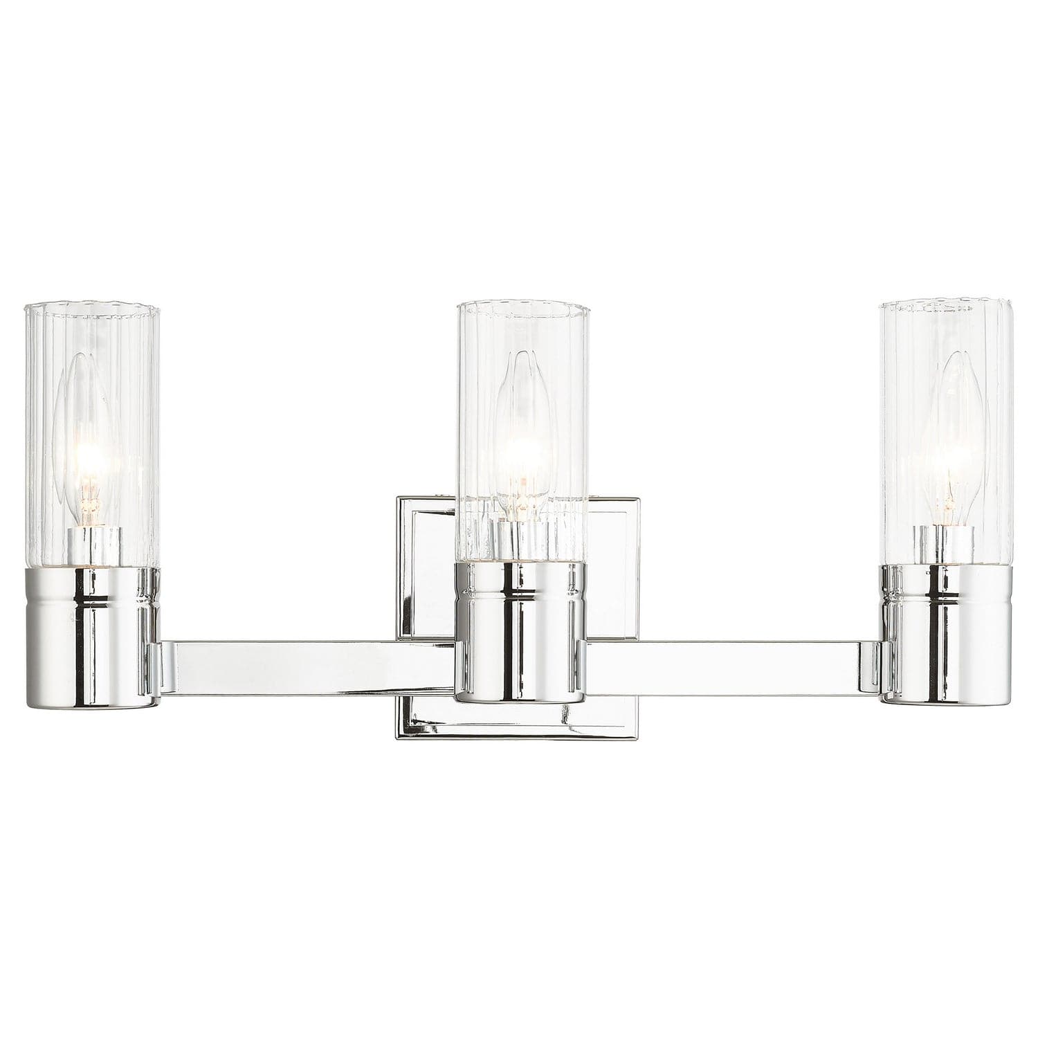 Livex Lighting - 50683-05 - Three Light Bath Vanity - Midtown - Polished Chrome