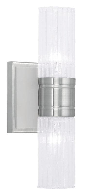 Livex Lighting - 50692-91 - Two Light Bath Vanity - Midtown - Brushed Nickel