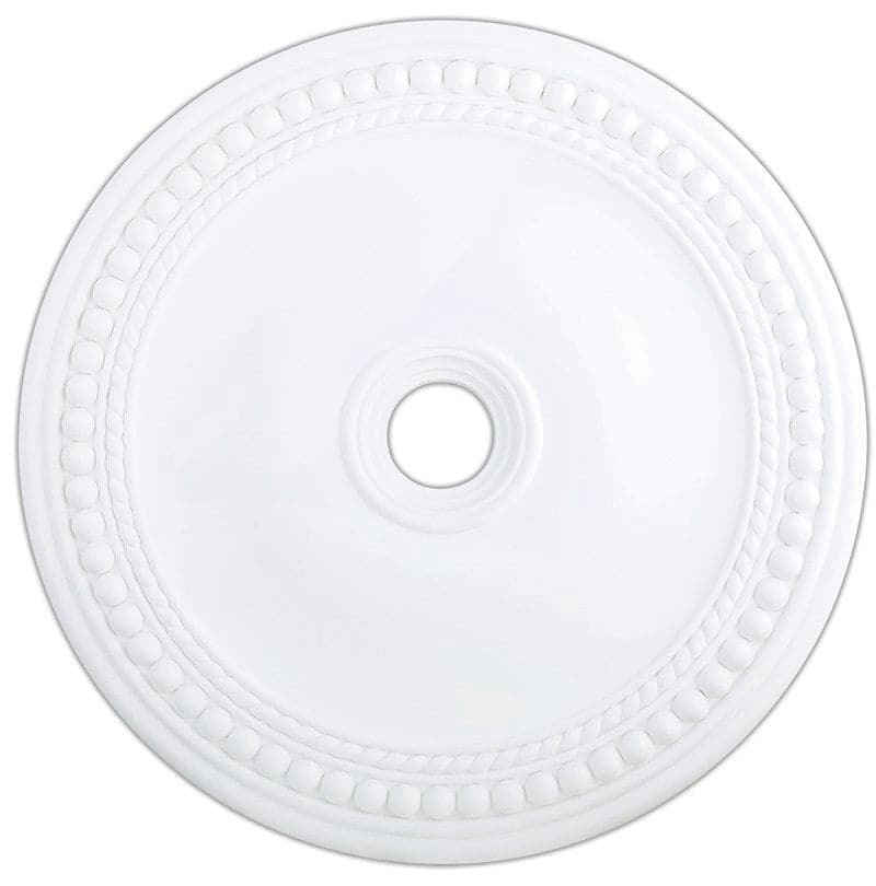 Livex Lighting - 82077-03 - Ceiling Medallion - Wingate - Hand Applied White