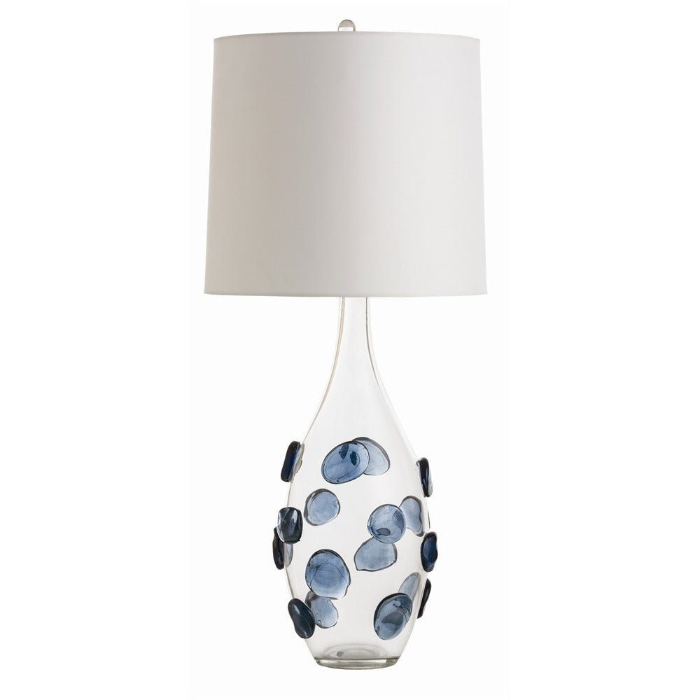 One Light Table Lamp from the Edge collection in Plain Glass finish