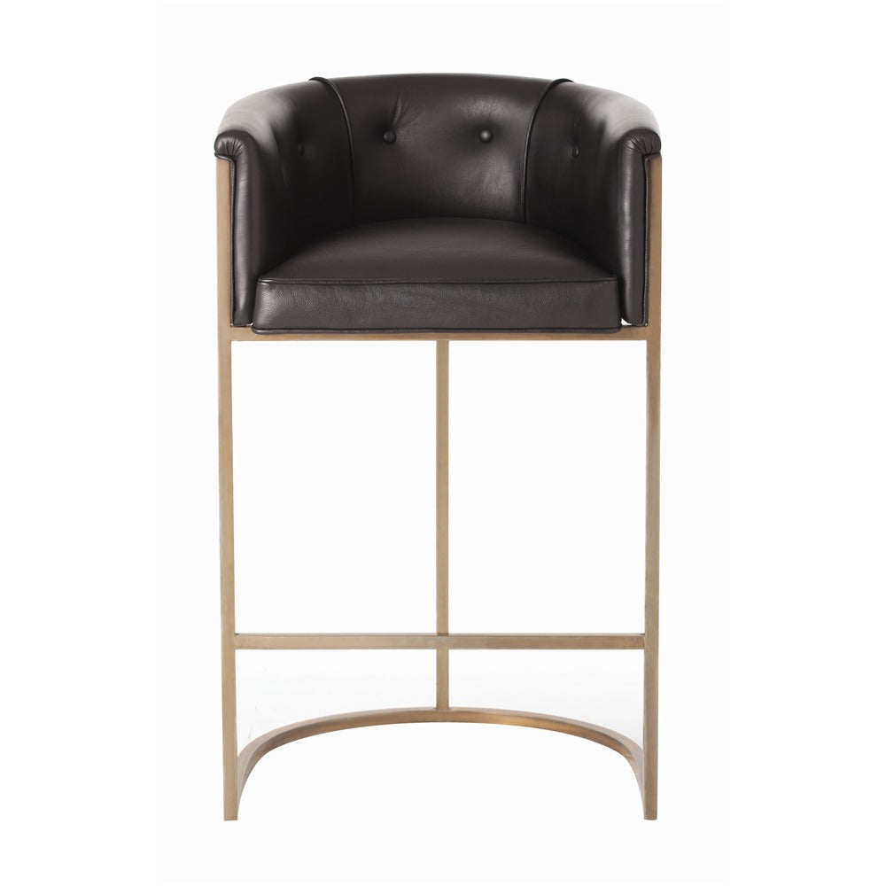 Barstool from the Calvin collection in Black finish