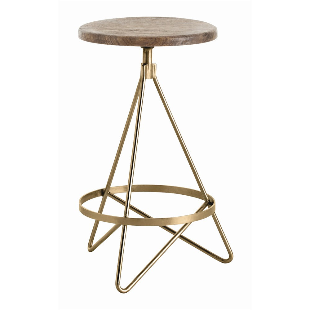 Counter Stool from the Wyndham collection in Natural Wax finish