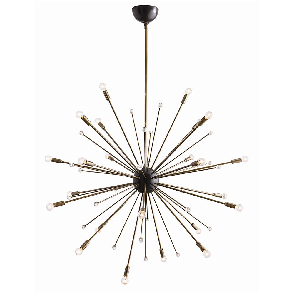 24 Light Chandelier from the Imogene collection in Vintage Brass finish